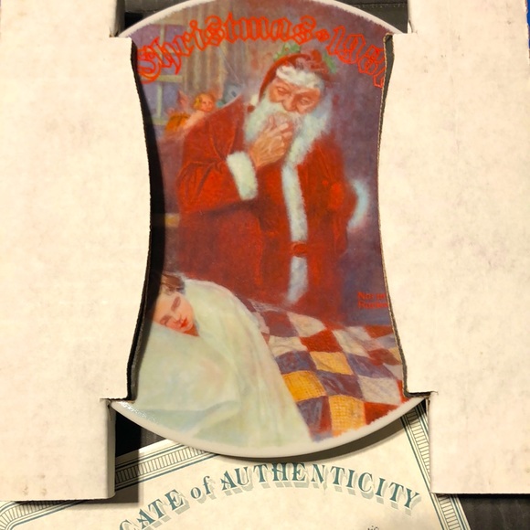 Christmas 1986 - Norman Rockwell - Collectible Plate - Picture 4 of 4